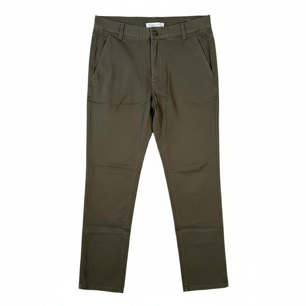 Everlane New Mens Cotton Chino Pants - Olive Green - 31 Workwear Khaki Classic